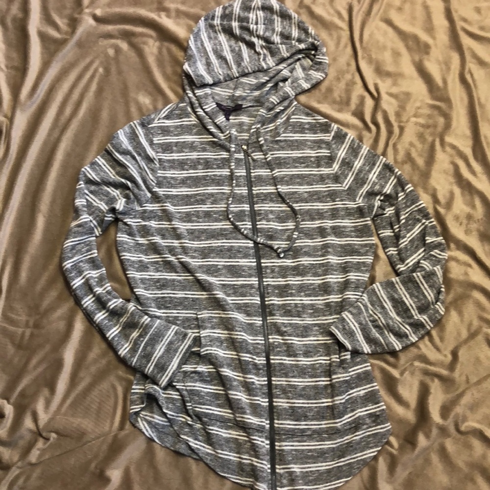 Tunic style lightweight sweatshirt